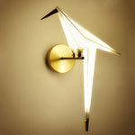 lampe poser or blanc origami moderne interrupteur tactile 10w led 249 2000lm