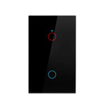 interrupteur tactile intelligent blanc moderne compatible wifi alexa google tuya led maison inteligente