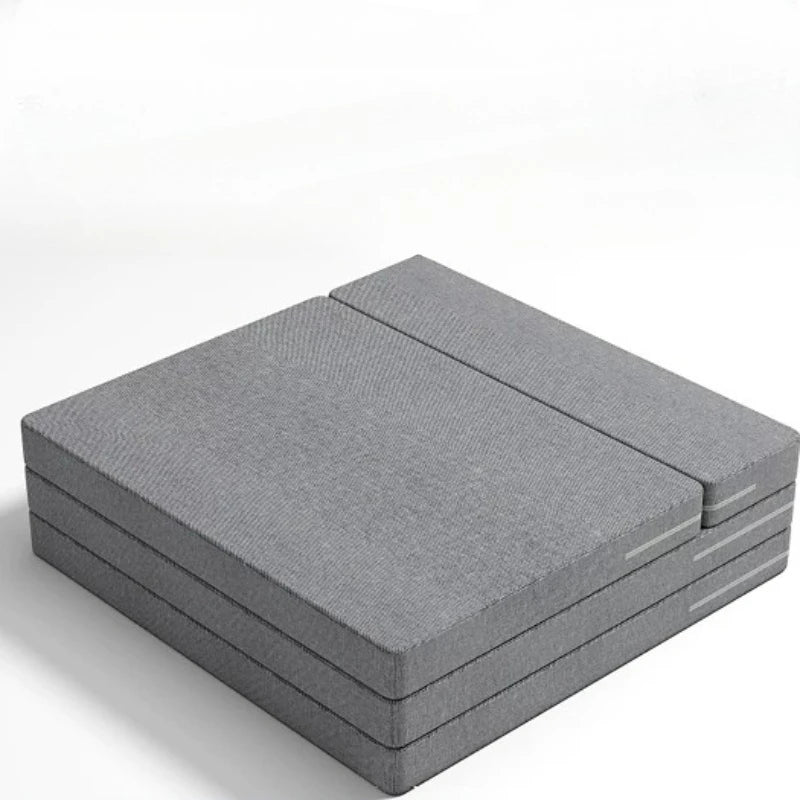 tapis pliable gris moderne texture tissée zip 60cm 46cm 5cmextérieur salon chambre