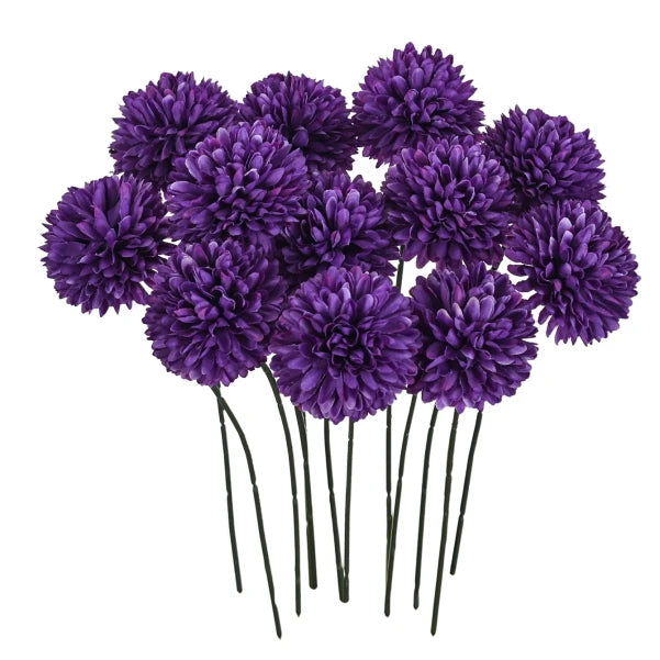 fleurs artificielles soie hortensia pompons mariage anniversaire décoration intérieure tringles bouquet moderne blanc roseclair