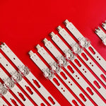 bande lumineuse led blanc moderne connecteurs 459 511 555mm 3v 18pcs
