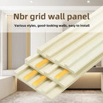 panneau mural blanc rayures verticales adhésif moderne autocollant intérieur decoration mur