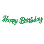 guirlande lettres multicolore happy birthday motifs cocktails nœuds fête enfant cursive suspendue brilles