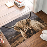 tapis sol moderne arachnide loup vache gris noir beige blanc