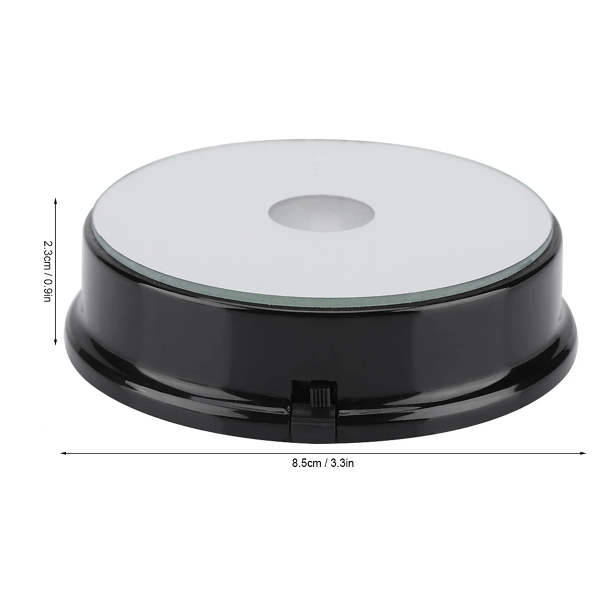 lampe led sept couleurs rechargeable base ronde moderne adhésif noir blanc
