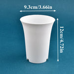 pot fleurs plastique moderne blanc noir plante intérieure décoration jardin