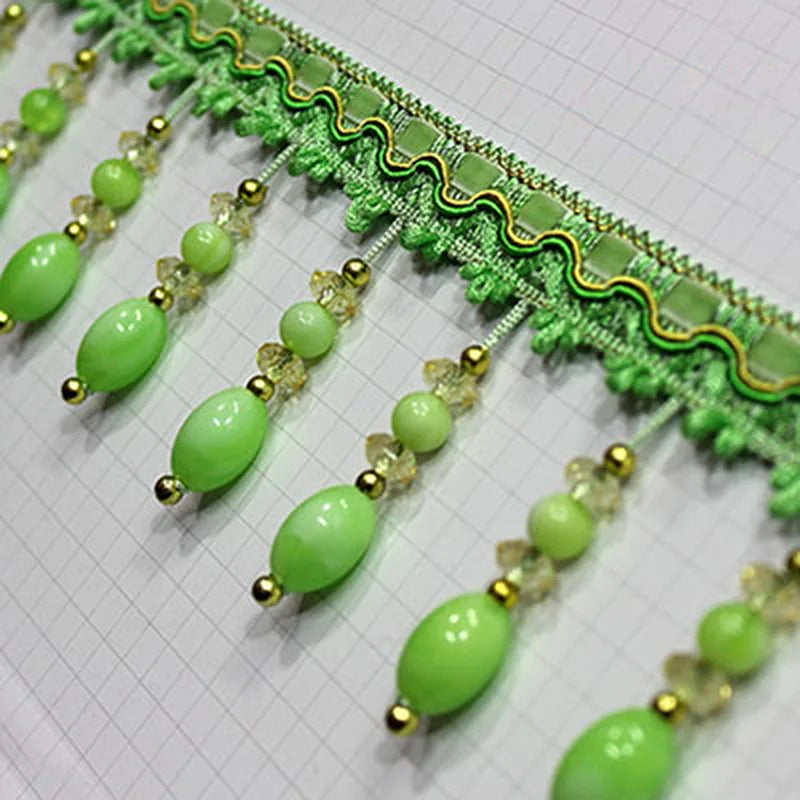 ruban franges polyester or rouge blanc vert rose classique élégant dentelle occasion partie decoration