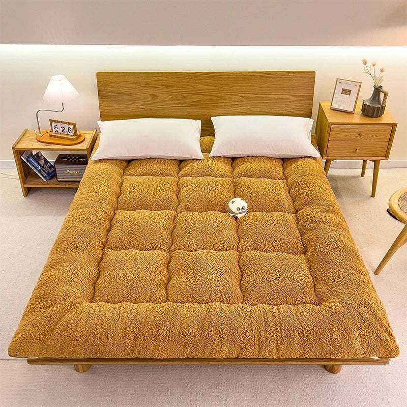 coussin sol épais gris bleu marron moderne confortable peluche oreiller blanc decoration