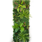 panneau végétal mural plante artificielle herbe décorative jardin extérieur moderne vert rouge blanc