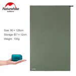 serviette microfibre séchage rapide vert uni moderne 80x128cm plage gym yoga