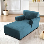 coussin chaise longue velours beige moderne adhésif salon fauteuil canapé sectionnel futon lavable automne