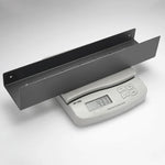 étagère murale moderne gris foncé laquée alliage aluminium flacons lotion salle bain