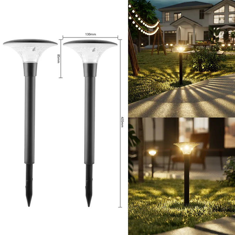 lampe solaire éclairage extérieur moderne étanche ip55 led noire piquet contemporaine jardin decorationextérieur