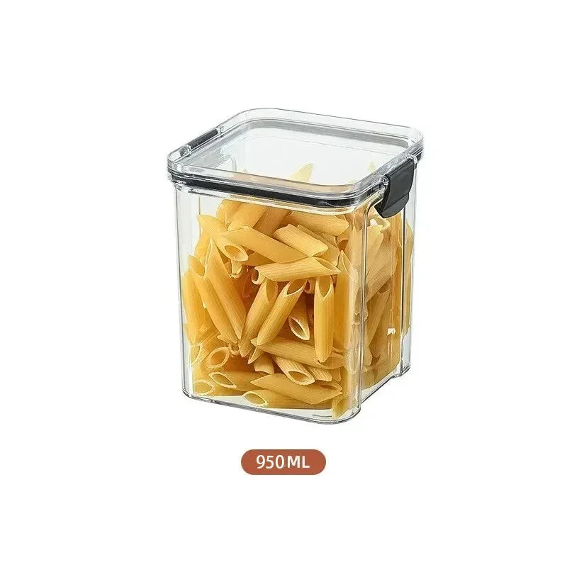 boîtes rangement hermétiques plastique qualité alimentaire épices céréales fruits secs anti humidité respectueux environnement