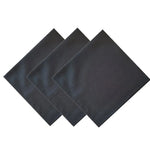serviettes carrées coton carreaux noir blanc gris classiques modernes homme table manger