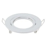 Anneau fixation LED noir argent chrome doré moderne
