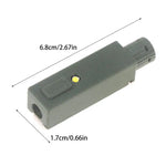 projecteur mini portable gris moderne bouton alimentation fenetre projection sécurité éclairage secours