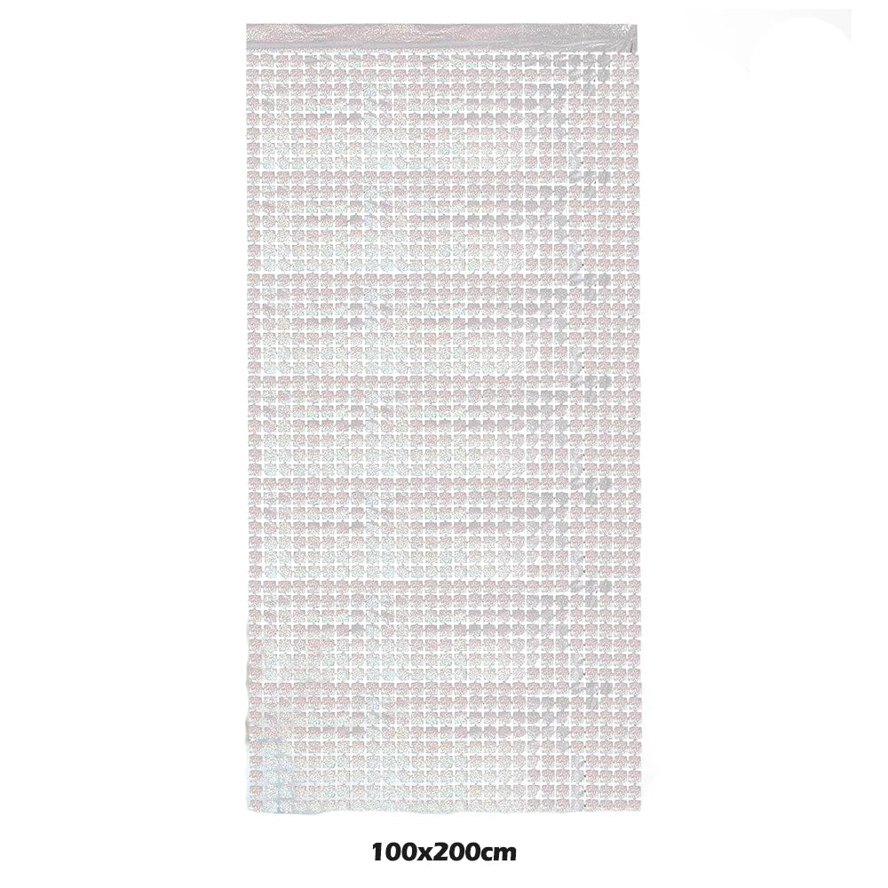 rideau paillettes rose doré argenté rouge moderne occasion fête anniversaire mariage transparent opacité