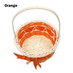 panier tressé osier vert rouge rose bleu orange blanc jaune violet traditionnel respectueux environnement
