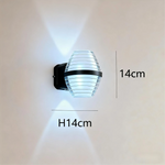 applique murale extérieure ip65 moderne hydrofuge led blanc noir transparent