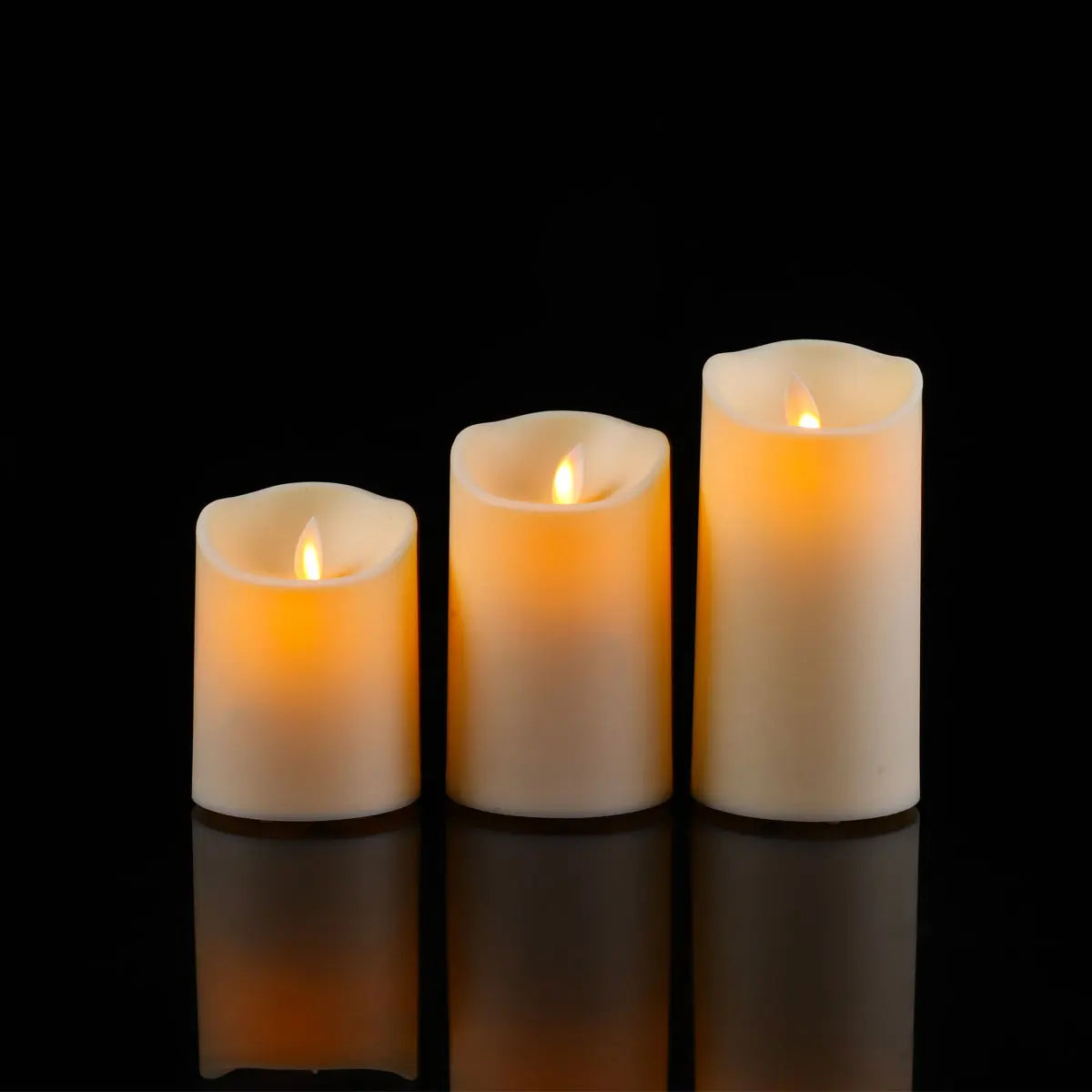 bougies led sans flamme rechargeables blanc crème rondes modernes télécommande usb adhésives noël vacances