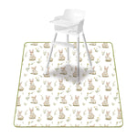 tapis imperméable anti dérapant voitures rayures dinosaures fleurs moderne enfantin blanc orange bleu vert