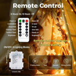 guirlande lumineuse dorées moderne 10m 100led télécommande ip67 20m 200led