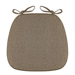 coussin chaise épais lin coton moderne beige vert gris bleu brodé polyester fixations