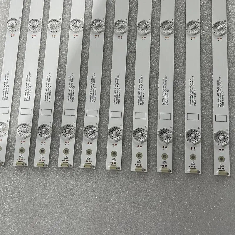 bandes led blanc modernes connecteurs 128.5 1149781 salon tv 55 pouces 100000 heures