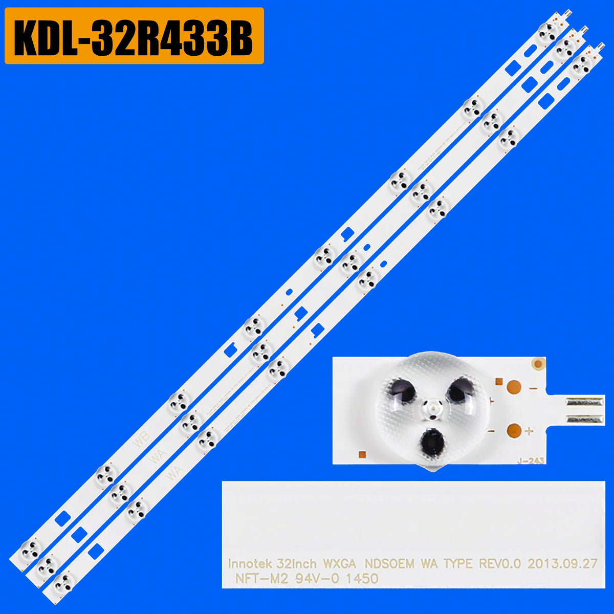 barres led blancs connecteurs moderne éclairage sony téléviseur kit rétro