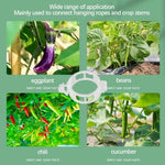 clips fixation végétaux transparent vert noir pratique robustes clips jardin potagers supports plantes