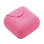boîtes savon plastique vert rose bleu opaques modernes sans fuite intérieur texturé