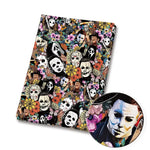 tapis halloween multicolore motifs horreur moderne graphique tissu polyester coton imprimé