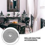 ruban tissu gris clair rustique adhésif décoration maison opacité verticale stores enrouleurs accessoires rideau