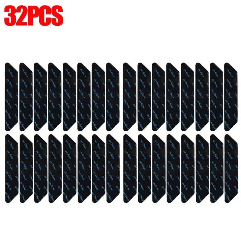 protecteurs tapis adhésifs noirs points modernes réutilisables 130mm 25mm 16 32 40 pièces