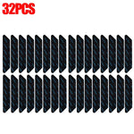 protecteurs tapis adhésifs noirs points modernes réutilisables 130mm 25mm 16 32 40 pièces
