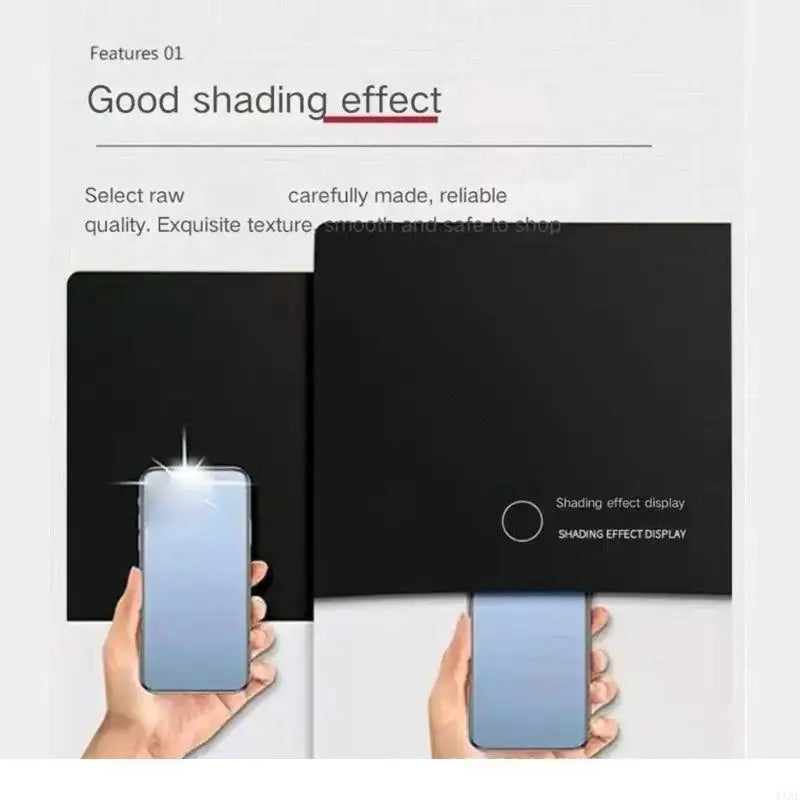 film fenêtre autocollant opaque noir protection uv moderne diy