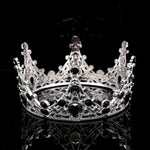couronnes décoratives or argent strass motifs floraux anniversaire mariage fêtes événements