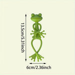 supports plantes forme grenouille vert décorative ludique 13.5cm hauteur 6cm largeur ensemble items