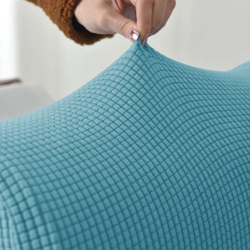 protège mains fauteuil moderne gris bleu rouge marron texture tissée lavable machine eyelets