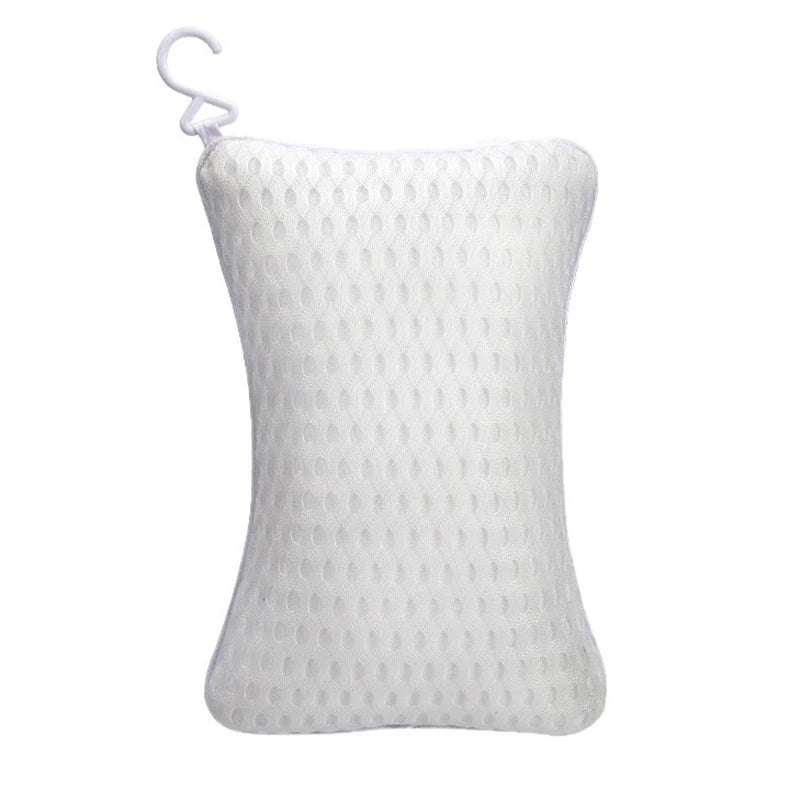coussin bain blanc perforé moderne succion auto nettoyant lavable machine séchage rapide