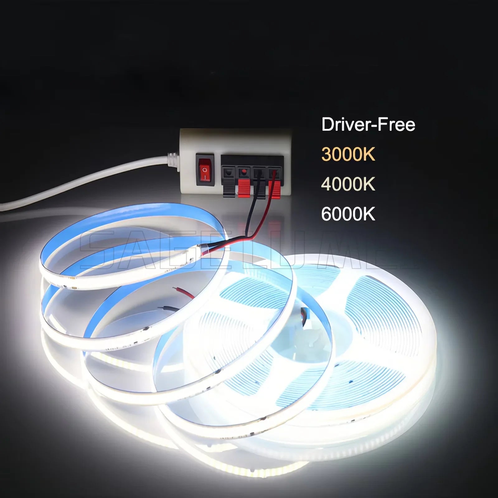 Ruban LED COB 4000K neutre