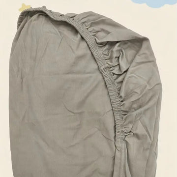 jupe lit bébé crème rose clair gris uni moderne élastique coton quatre saisons