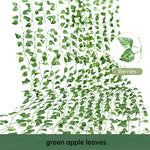 décoration extérieure guirlande artificielle feuilles lierre vertes naturel résistance uv accrochage facile fête mariage