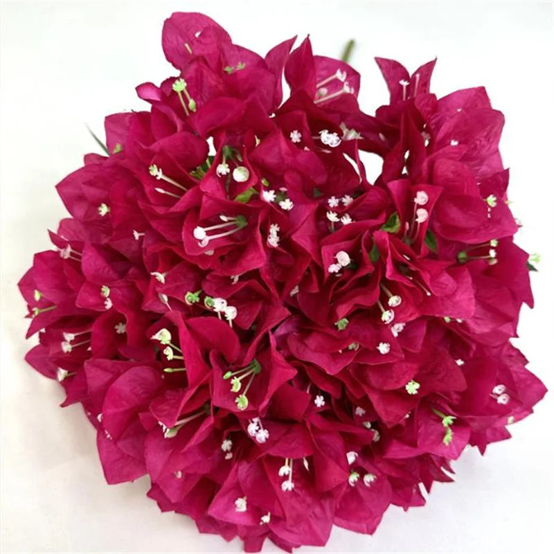 bougainvillae artificielle bouquet fleurs violet rose rouge modernes decoration intérieure anniversaire mariage
