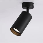 Spot orientable LED blanc noir doré minimaliste ampoule vis fixé