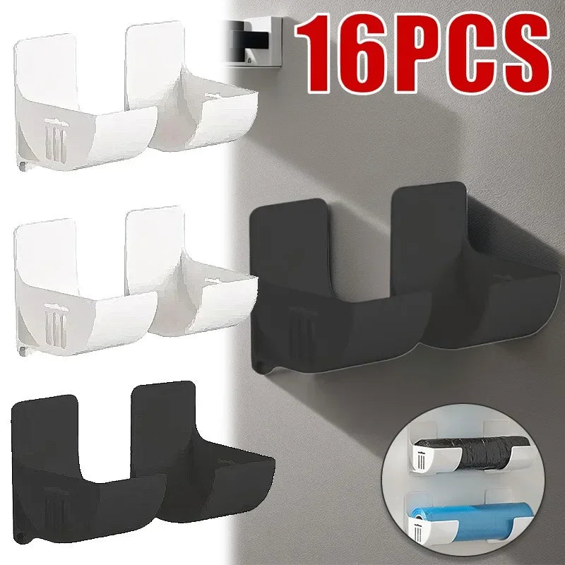 porte serviettes auto adhésifs blanc noir moderne minimaliste 7cm 6.5cm 4cm
