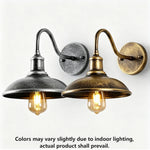 lampe murale industrielle vintage bronze noir étanche éclairage maison E27 LED