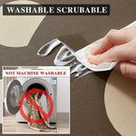 Ce produit est un accessoire de nettoyage lavable pouvant être utilisé sans machine à laver, comme le montre l'image accompagnée d'un avertissement contre le lavage en machine.