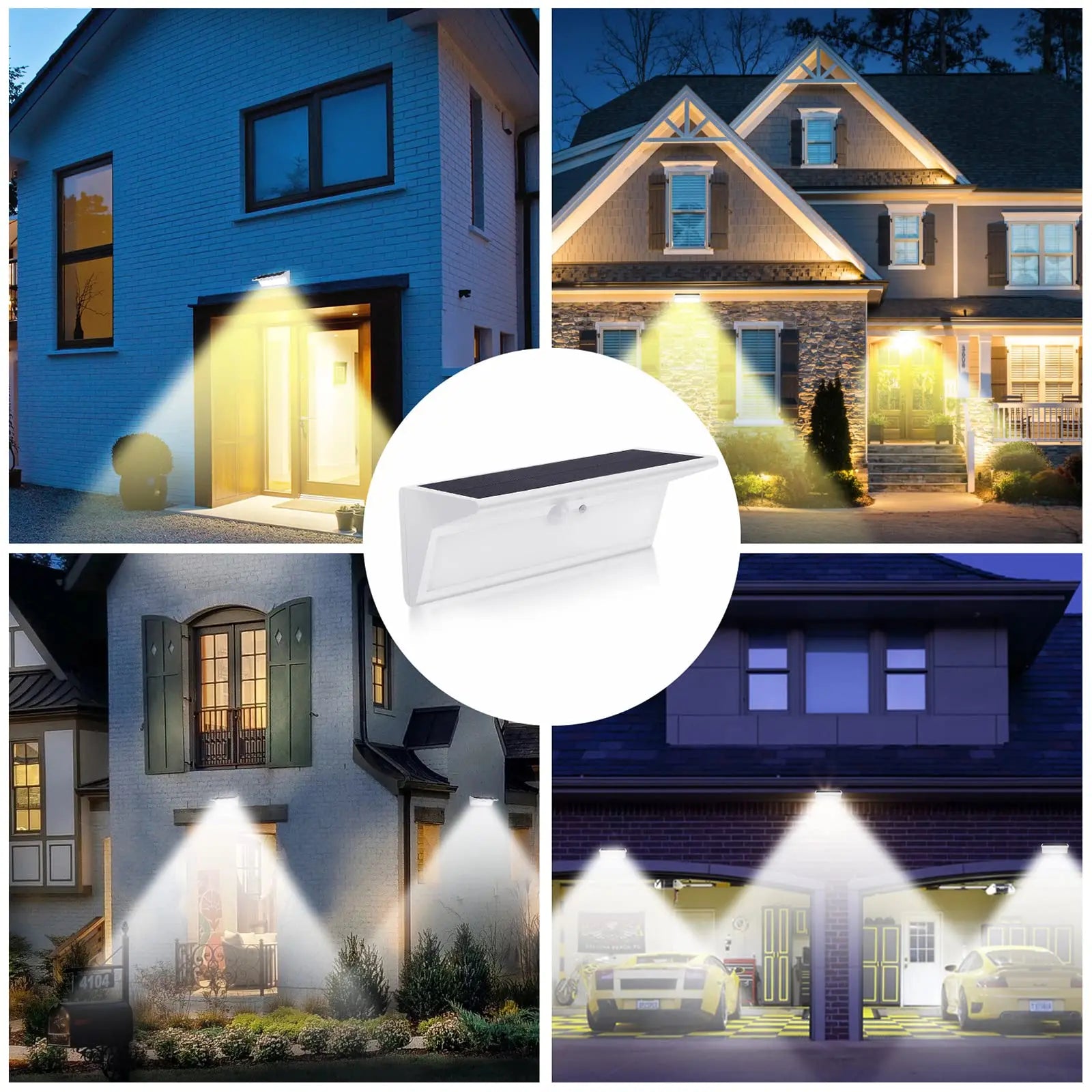 Éclairage solaire jardin 4 modes